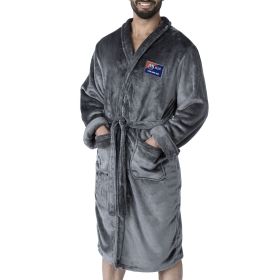 Official NHL Oilers L/XL Personalized Robe (Charcoal)