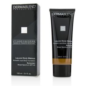 Dermablend by Dermablend Leg and Body Make Up Buildable Liquid Body Foundation Sunscreen Broad Spectrum SPF 25 - #Deep Golden 70W --100ml/3.4oz