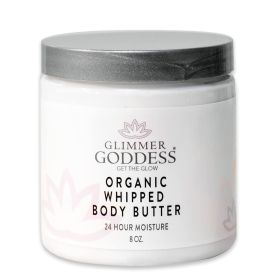 Organic Whipped Body Butter with Lavender Lemon Oils Vegan 24 Hr Hydration Less Stretch Marks All Skin Types Child Safe Organic 8 oz