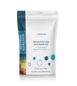 Sea Salt Fizzy Deconstructed Weekend Refresher Bath Bomb â€“ 14oz Bath Fizz â€“ Infused with Eucalyptus, Rosemary