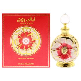 Layali Rouge by Swiss Arabian for Women - 0.5 oz Parfum Oil