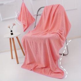 1PCS140*70CM CORAL VELVET BATH TOWEL IS MADE OF SOFT CORAL FLEECE FABRIC, WHICH HAS GOOD SKIN-FRIENDLINESS AND WATER ABSORPTION