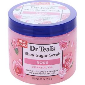 Dr. Teal's by Dr. Teal's Shea Sugar Scrub - Rose Essential Oil --538g/19oz