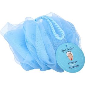 SPA ACCESSORIES by Spa Accessories CHIFFON DREAMY BATH SPONGE - BLUE/SWIRLS