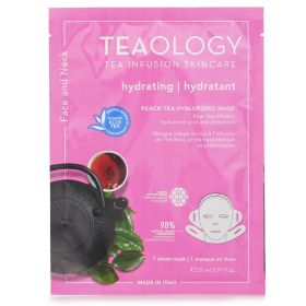 TEAOLOGY - Peach Tea Hyaluronic Face & Neck Mask 500926 21ml/0.17oz