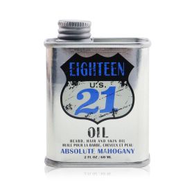 18.21 MAN MADE - Beard, Hair and Skin Oil - # Absolute Mahogany OIL2AM/769270 60ml/2oz