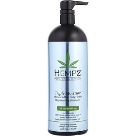 HEMPZ by Hempz TRIPLE MOISTURE MOISTURE-RICH DAILY HERBAL REPLENSHING SHAMPOO 33.8 OZ