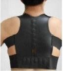 Magnetic Therapy Belt Posture Corrector (Option: 1-Negro-XXL)