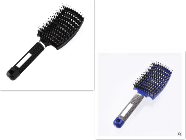 Hairbrush Anti Klit Brushy Haarborstel Women Detangler Hair Brush Bristle Nylon Scalp Massage  Teaser Hair Brush Comb (Option: Set C-Brush-Set)