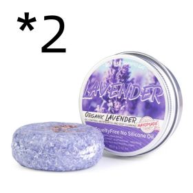 Ginger Shampoo Soap Anti-dandruff Refreshing (Option: 2pcs Lavender 60g)