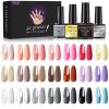 Limegirl Gel Nail Polish Kit Pink Glitter Pop Summer 40/24 Colors Semi-Permanent UV Led Gel Varnish Soak Nails