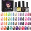 Limegirl Gel Nail Polish Kit Pink Glitter Pop Summer 40/24 Colors Semi-Permanent UV Led Gel Varnish Soak Nails