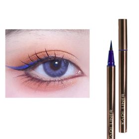 Matte Liquid Eyeliner Pencil Waterproof High Pigmented Long Lasting Eyeliner Eye Makeup (Color: Blue)