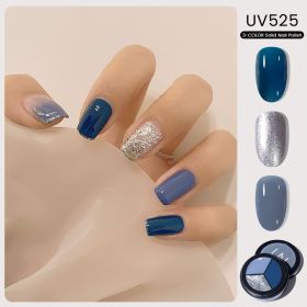 MAYCHAO Solid Color Nail Gel Polish Full Coverage Paint Gel DIY Nail Art Designs Soak Off UV LED Manicure Varnish Solid UV Gel (Color: UV525)