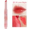 Jelly Mirror Lipstick Makeup Love Shape Waterproof Non-stick Cup Solid Lip Gloss Clear Long Lasting Moisturizing Lipstick Pen