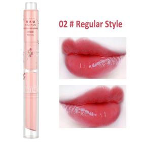 Jelly Mirror Lipstick Makeup Love Shape Waterproof Non-stick Cup Solid Lip Gloss Clear Long Lasting Moisturizing Lipstick Pen (Color: D02 Regular Style)