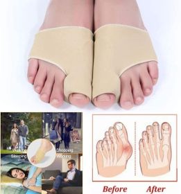 Big Toe Bunion Corrector Splint Straightener Valgus Pain Relief  Big Bone Orthopedic Bunion Correction Pedicure Socks Silicone Corrector Braces Toes S (Num: 2Pair)