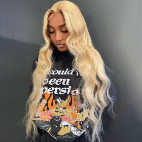 Honey Blonde Body Wave 13x6 Hd Lace Front Human Hair Wigs For Women Brazilian Lace Frontal Wig 613 13x4 Lace Frontal Wig (Stretched Length, Density: 34inches, 150%, Color: 13x4 Frontal Wig)