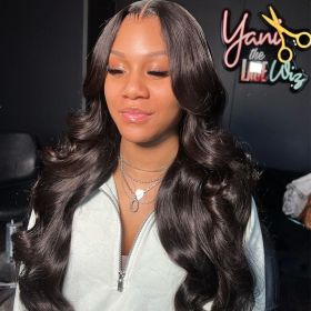 Brazilian Water Wave Lace Frontal Wigs Human Hair Wig For Women 30 32Inch 13x4 Hd Transparent 13x6 Body Wave Lace Front Wig (Hair Color: 13X4 Lace Wig, Stretched Length, Density: 12INCHES, 150%)