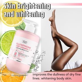 AILKE Whitening Skin Care Range, With Vitamin C, Glutathione, Reduce Dark Spots, Smooth Soft Skin, Improve Dull Skin (Color: Body Lotion)