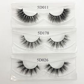 Wholesale 20/30/40/50Pairs Eyelashes 3D Mink Lashes Handmade Fluffy Dramatic Lashes Cruelty Free False Eyelashes Makeup Lashes (Color: 011 178 026, size: 50pairs)