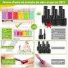 6 Colors Solid Cream Gel Nail Polish Canned Semi Permanent Varnish DIY Creamy Texture Painting Nail Art Solid UV Gel