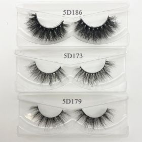 Wholesale 20/30/40/50Pairs Eyelashes 3D Mink Lashes Handmade Fluffy Dramatic Lashes Cruelty Free False Eyelashes Makeup Lashes (Color: 186 173 179, size: 100 pairs)