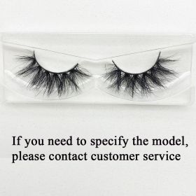 Wholesale 20/30/40/50Pairs Eyelashes 3D Mink Lashes Handmade Fluffy Dramatic Lashes Cruelty Free False Eyelashes Makeup Lashes (Color: No remarks send 001, size: 50pairs)