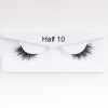 1Pair Mink Half Lashes Soft Thick Eye End Lengthening Faux Eyelashes Natural Long Handmade Eyelash Cross Curl 3D Lash For Makeup